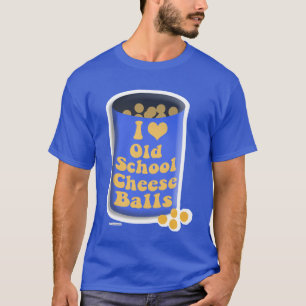 Camiseta La vieja escuela puede decir bolas de queso