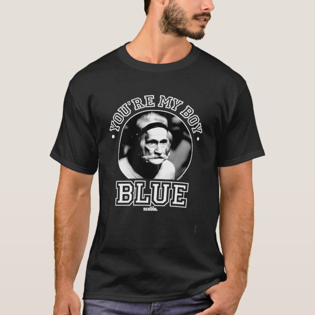 Camiseta La vieja escuela tú eres mi azul (Anverso)