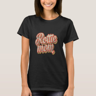 Camiseta La vieja madre de Rottweiler, la Mascota de perro 