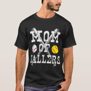 Camiseta La vieja madre del baloncesto es un divertido aman