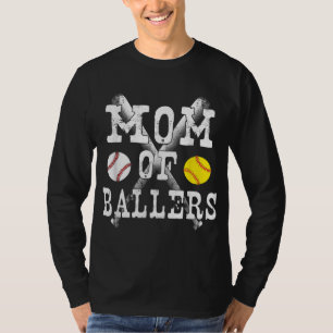 Camiseta La vieja madre del baloncesto es un divertido aman