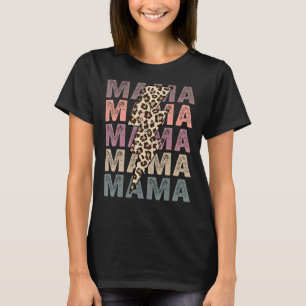 Camiseta La vieja madre mamá del leopardo de Bolt