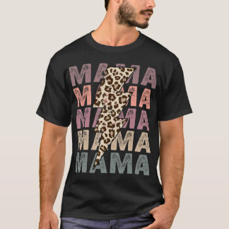 Camiseta La vieja madre mamá del leopardo de Bolt