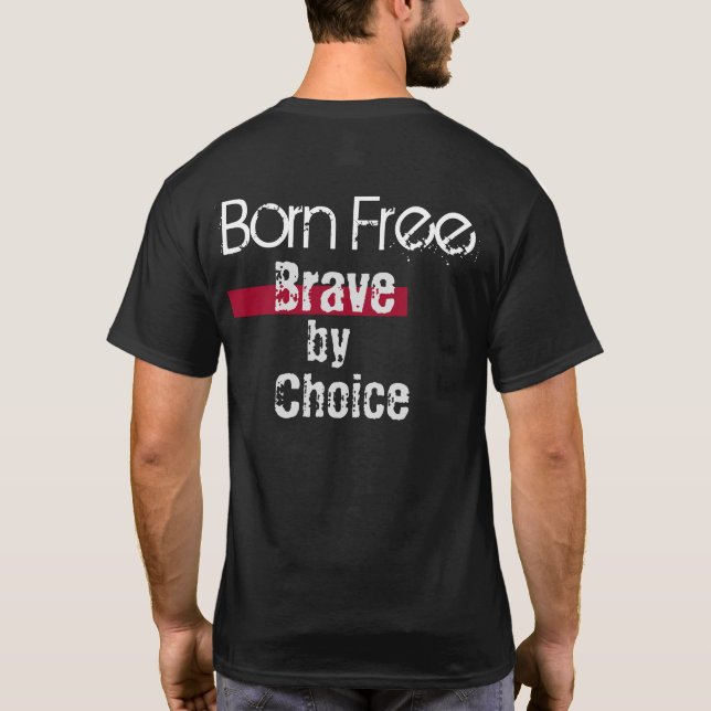 Camiseta La "vieja" normalidad nace libre de valor por elec (Reverso)