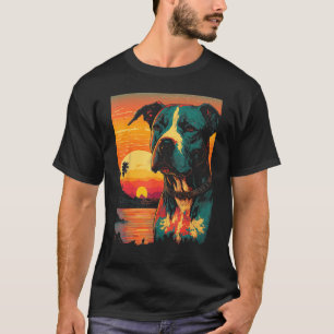 Camiseta La vieja película norteamericana Pit Bull Terrier 