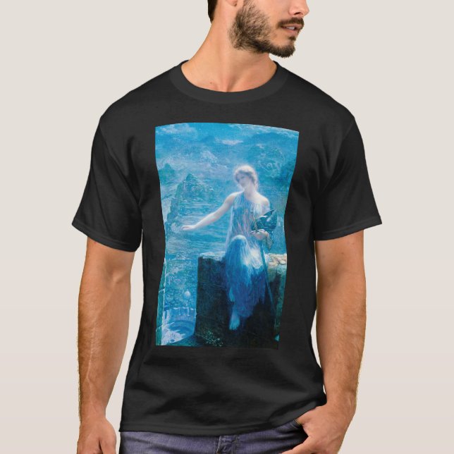 Camiseta La vigilia de Valkyrie por Edward Robert Hughes (Anverso)