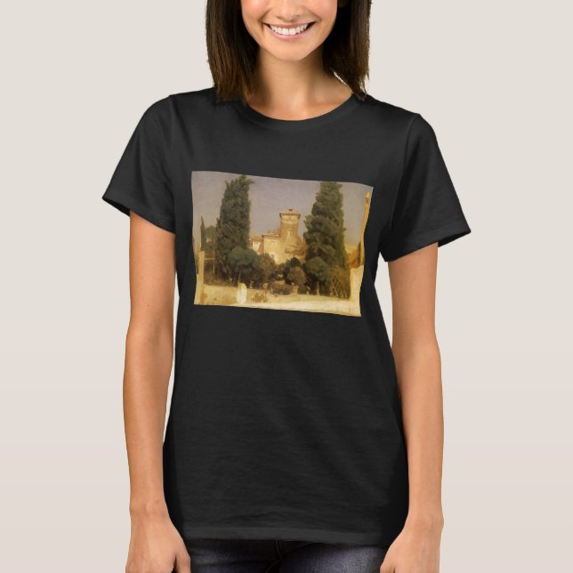 Camiseta La Villa Malta, Roma por Lord Frederic Leighton (Anverso)