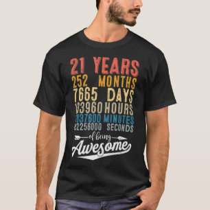 Camiseta La vintage cuenta regresiva de cumpleaños número 2