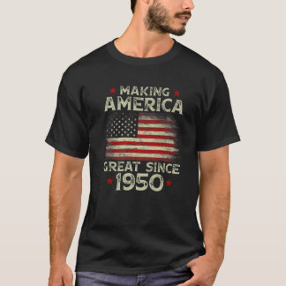 Camiseta La Vintage Hace A Estados Unidos Grande Desde 1950