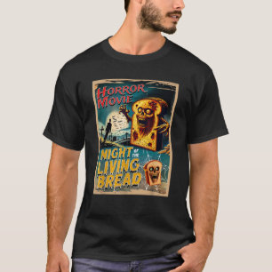 Camiseta La vintage noche del Poster de cine de terror Zomb