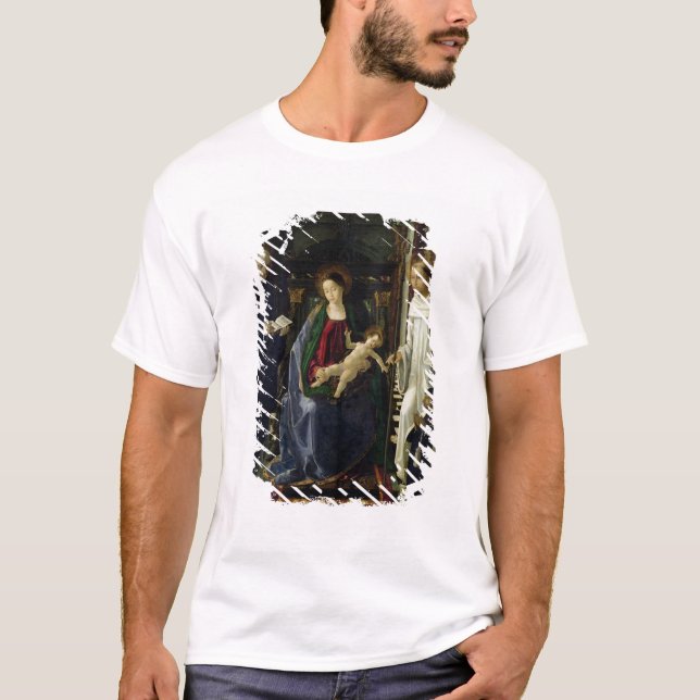 Camiseta La Virgen y el niño (aceite) (Anverso)