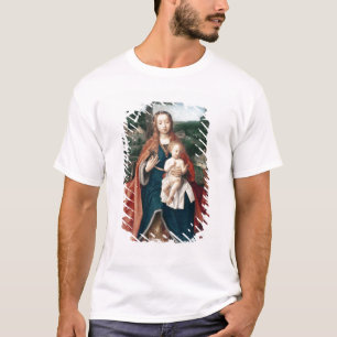 Camiseta La Virgen y el niño en un paisaje