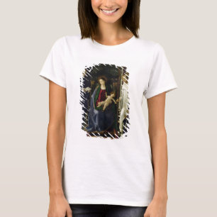 Camiseta La Virgen y el Niño (petróleo)