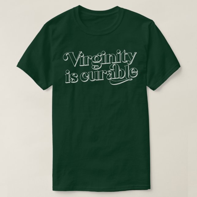 Camiseta La virginidad es curable 2 (Diseño del anverso)