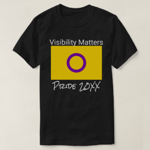 Camiseta La visibilidad importa   Abrazo   Orgullo intersex