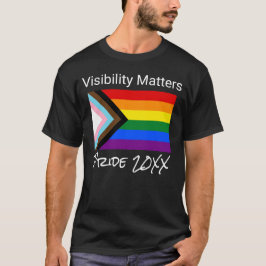 Camiseta La visibilidad importa el orgullo del progreso | C