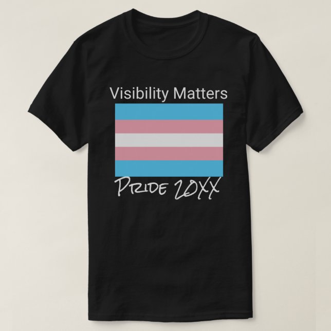 Camiseta La visibilidad importa | Orgullo Trans | Abrazo (Diseño del anverso)