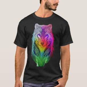Camiseta La visión artística del Ilustracion Sigma Wolf