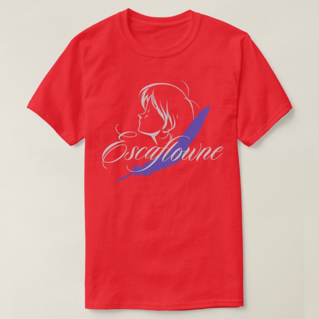 Camiseta La visión de la pluma Escaflowne La vision de Esca (Diseño del anverso)