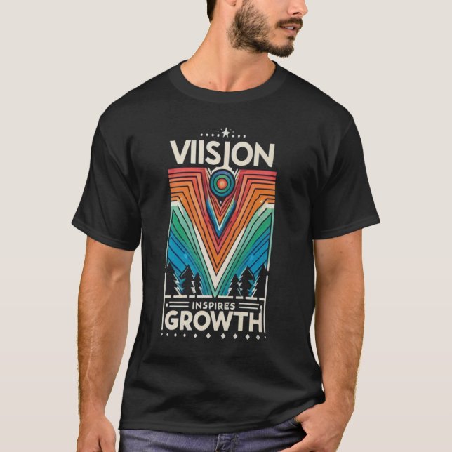 Camiseta La visión inspira crecimiento (Anverso)