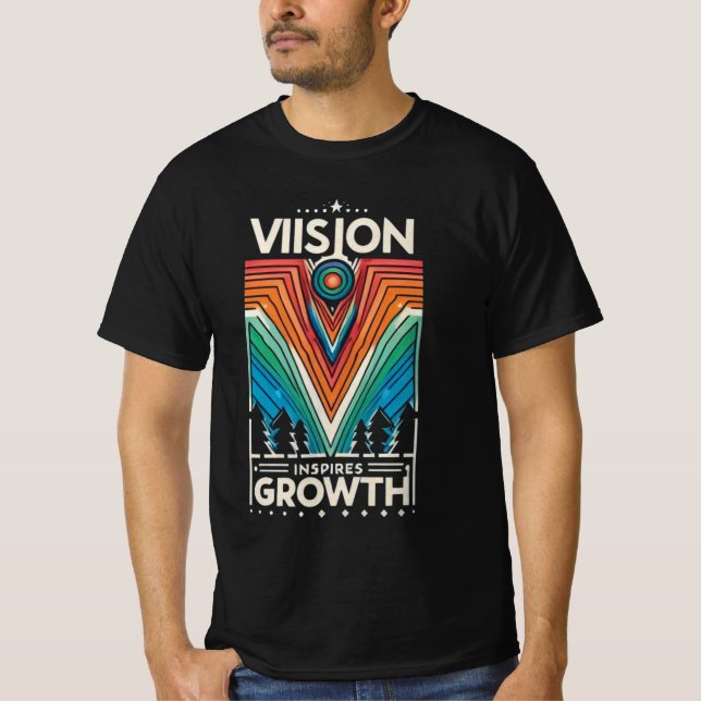 Camiseta La visión inspira crecimiento (Anverso)