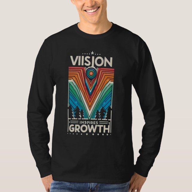 Camiseta La visión inspira crecimiento (Anverso)