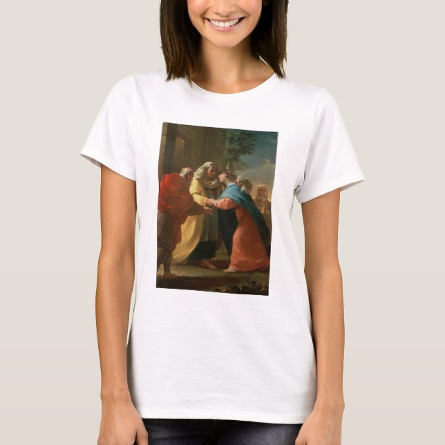 Camiseta La visita (aceite sobre lienzo) (Anverso)