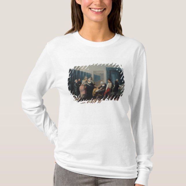 Camiseta La visita de Monsieur y de señora Necker (Anverso)