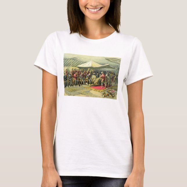 Camiseta La visita de regreso del virrey al Maharajah o (Anverso)
