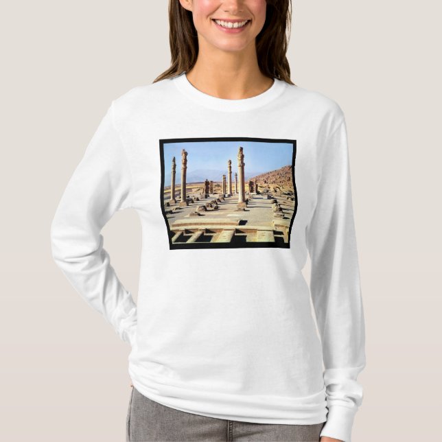 Camiseta La vista general del Apadana fundó c.518 A.C. (Anverso)