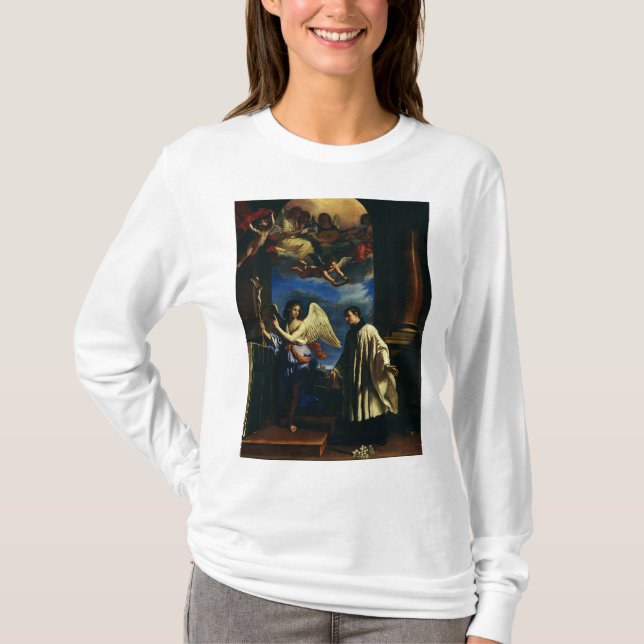 Camiseta La vocación de San Aloysius Luigi Gonzaga (Anverso)