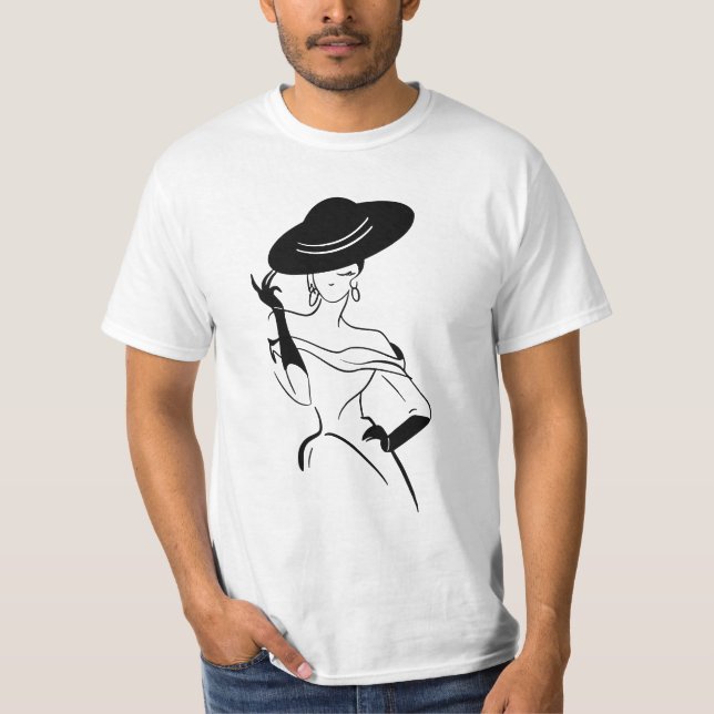 Camiseta La voz chica linda (Anverso)