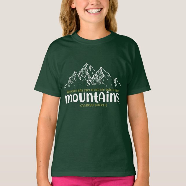 Camiseta La Voz de las Montañas (Anverso)