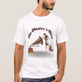 Camiseta La voz de su maestro en escritura