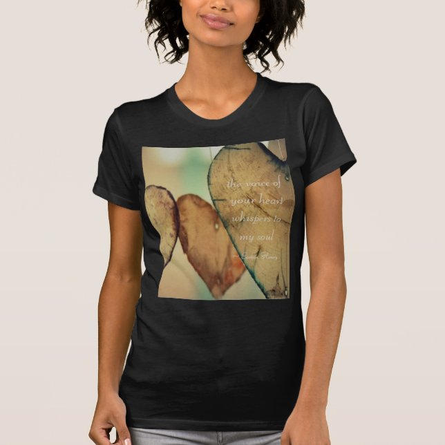 Camiseta La Voz De Tus Susurros Del Corazón En Mi Alma (Anverso)