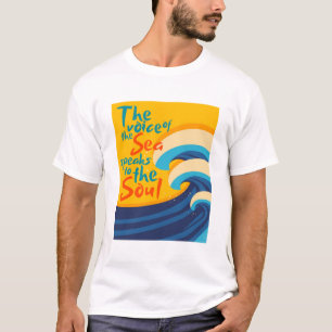 Camiseta La voz del mar habla al alma