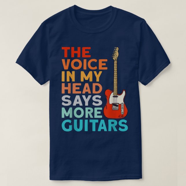 Camiseta La voz en mi cabeza dice más Gui (Diseño del anverso)