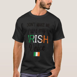 Camiseta La voz irlandesa bandera irlandesa raíces irlandes