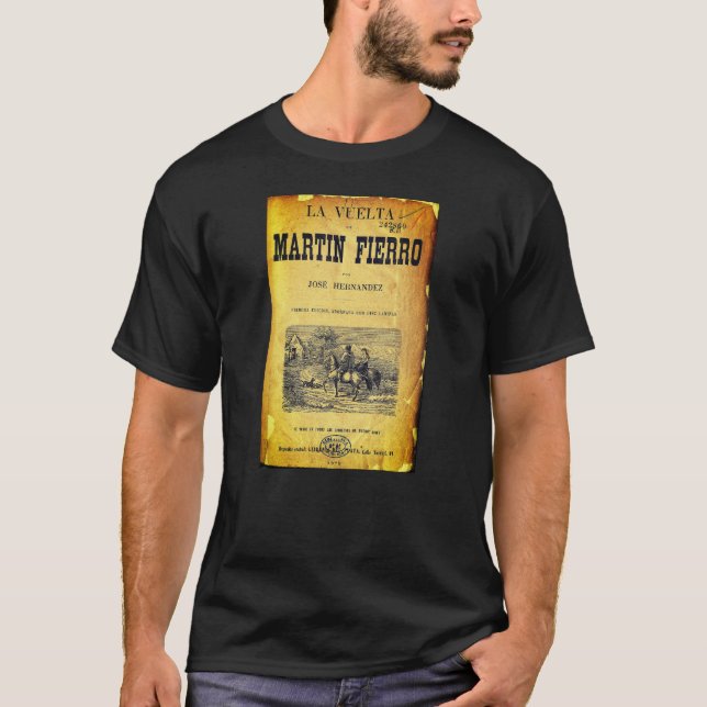 Camiseta La Vuelta de Martín Fierro (Portada, 1879, primera (Anverso)