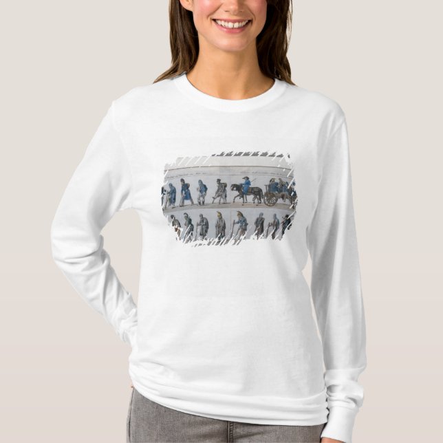 Camiseta La vuelta del ejército francés derrotado de (Anverso)