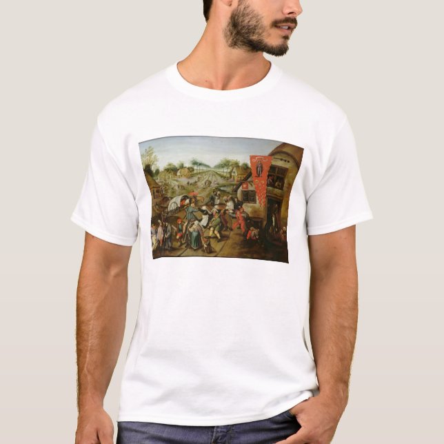 Camiseta La vuelta del Kermesse (aceite en el panel) (Anverso)