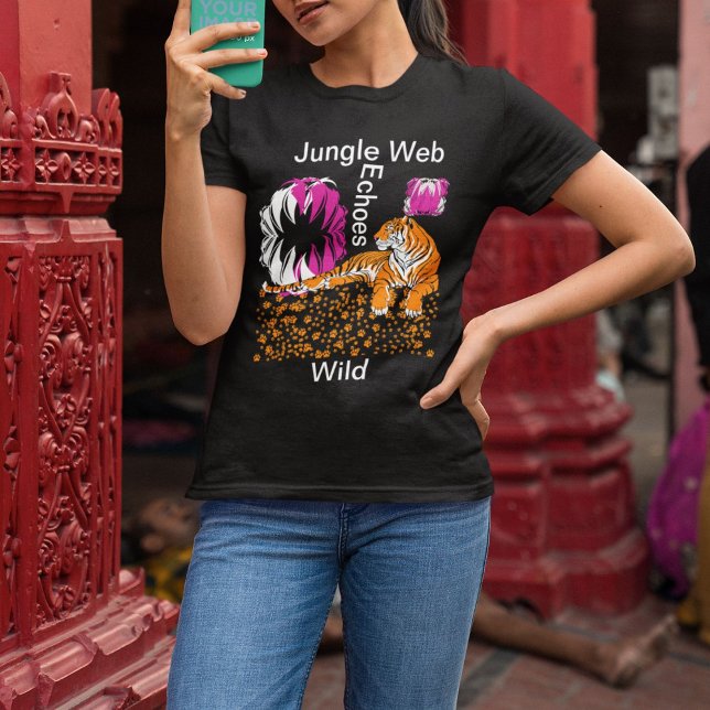 Camiseta La web de la jungla hace eco de los amantes de los (Subido por el creador)