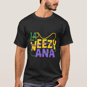 Camiseta La Weezy Ana Arte Gráfico de Mardi Gras