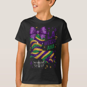 Camiseta La Weezy Ana Carnaval de Louisiana Mapa Martes de