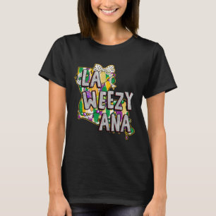 Camiseta La Weezy Ana Mardi Gras Louisiana Fat Tuesdays Lou