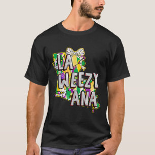 Camiseta La Weezy Ana Mardi Gras Louisiana Fat Tuesdays Lou