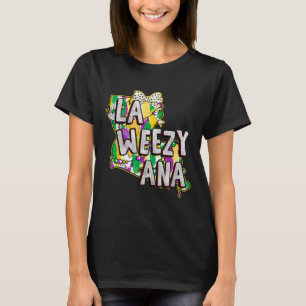 Camiseta La Weezy Ana Mardi Gras Louisiana Fat Tuesdays Lou