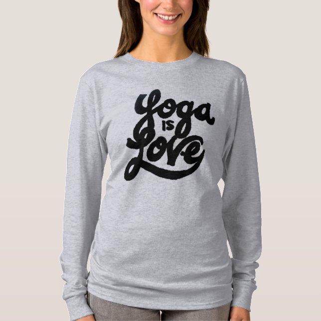 Camiseta la yoga es amor (Anverso)