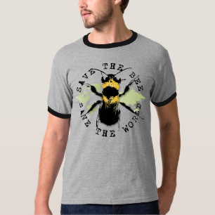 Camiseta La yoga habla: ¡Ahorre la reserva de la abeja… 