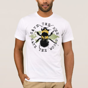 Camiseta La yoga habla: ¡Ahorre la reserva de la abeja…